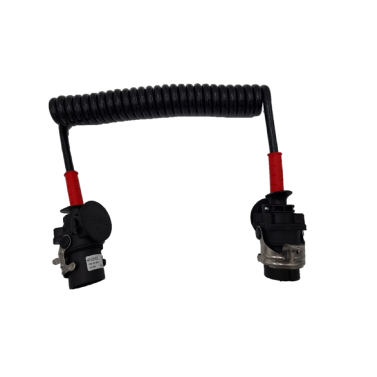Coiled Cable ABS/EBS 7-pole, 24V